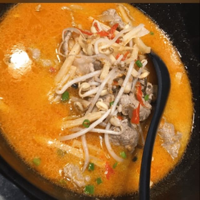Spicy Beef Udon.