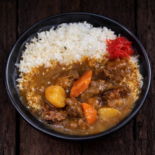 Mochiko Chicken Curry Rice.