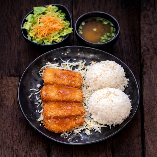 Spam Katsu Plate.