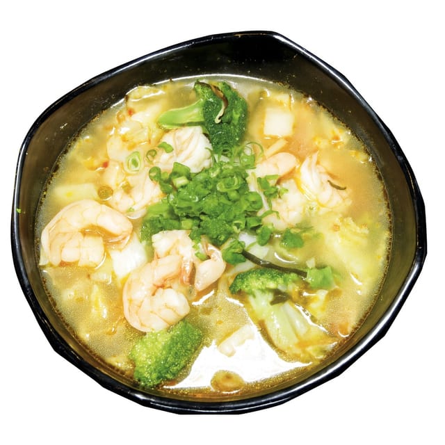 Spicy Shrimp Ramen.