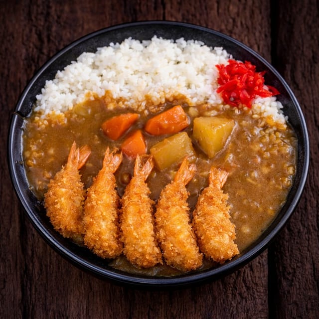 Shrimp Katsu Curry Rice.