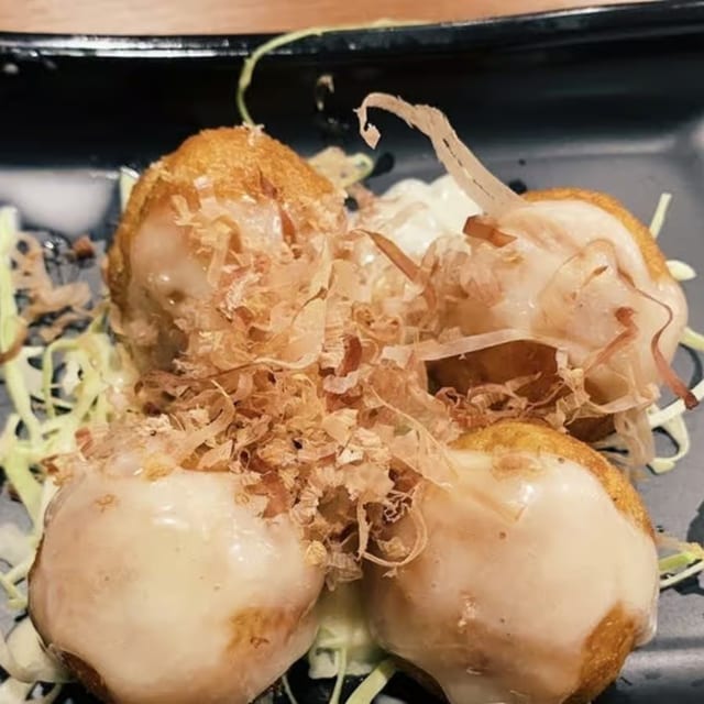 Takoyaki.